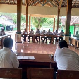 Rapat Koordinasi Perangkat Desa Banjarejo Awal Tahun 2019